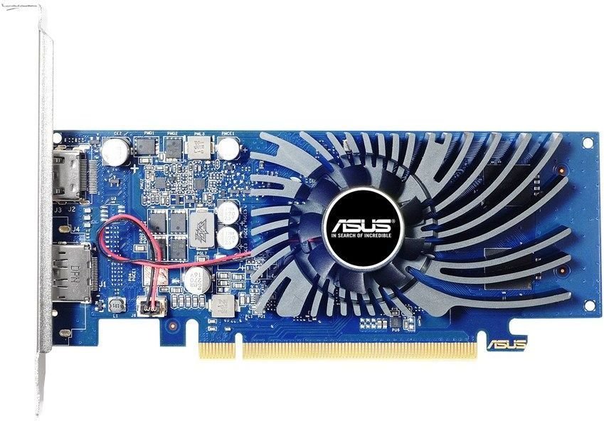 Видеокарта ASUS GeForce GT 1030 (2GB GDDR5 64-bit, 1228-1506MHz / 6008 MHz, 1-fan, LP, HDMI/DP) Retail [GT1030-2G-BRK]