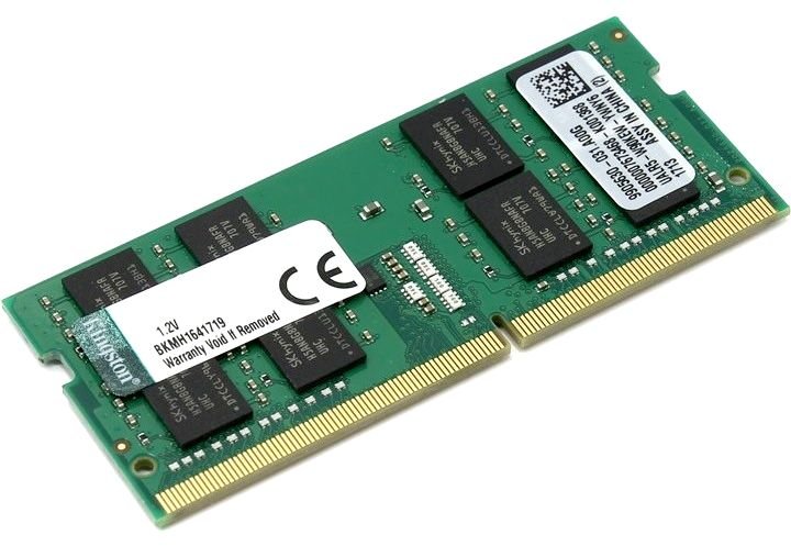 Память SODIMM DDR4 16 GB (PC4-21300, 2666 MHz) Kingston ValueRAM (1 шт x 16 ГБ, CL 19-19-19, 1.2 В, Dual rank x8, высота 30 мм, без радиаторов) [ KVR2