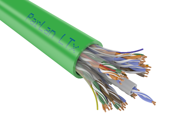 Низкотоксичный кабель Паритет ( U/UTP Cat5e PVCLS нг(А)-LSLTx 25х2х0,52)