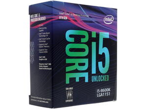 Процессор Intel Core i5 8600K OEM (S - 1151-2, к-во ядер: 6, потоков: 6, 14 nm, Coffee Lake-S, 3.6 GHz, Turbo: 4.3 GHz, L2: 6 x 256KB, L3: 9 MB, 8 GT/