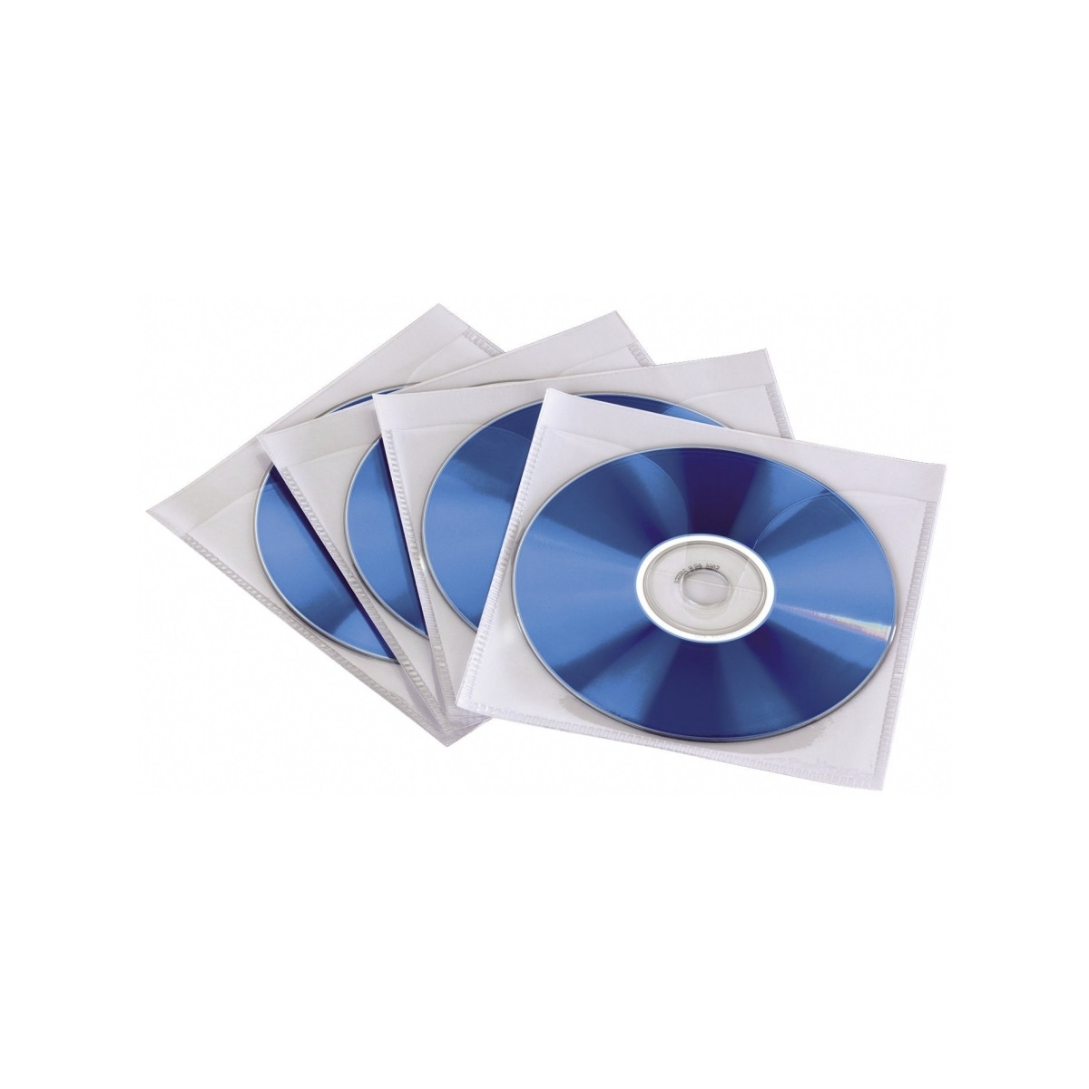 Конверт HAMA для CD/DVD (с прозрачным/белым окном, 10 шт, самоклеющийся) [ H-49993 ]