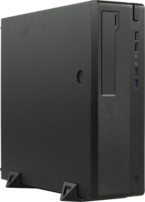 Корпус mATX Desktop/Mini-Tower GameMax S502G (300 W, С БП, блок питания TFX, БП сбоку, черный, черный, внешн. 1 x 5.25", внутр. 1 x 3.5", внутр. 1 x 2