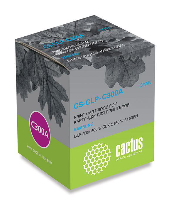 Картридж Cactus [ CS-CLP-C300A ] CLP-C300A CLP-300/ 300N, CLX-3160N/ 3160FN (cyan, до 1000 стр)