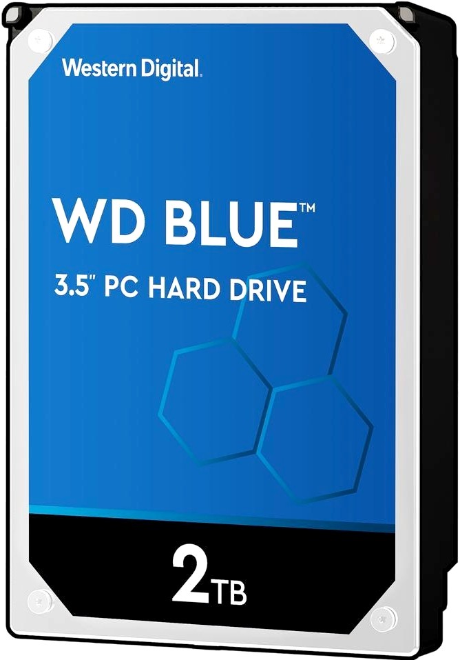 Жесткий диск 3.5" 2TB WD Blue (WD20EARZ) (5400об/м, 64MB, SATA600, для настольных ПК, AF 4Kn) OEM 