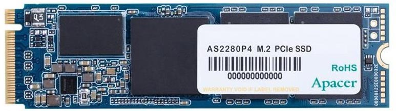 Накопитель SSD M.2 256GB Apacer AS2280P4 (AP256GAS2280P4U-1) Retail (3500/1200 МБ/сек, NVMe PCI-Ex4 3.0, 3D TLC, TBW 170, M.2 2280)