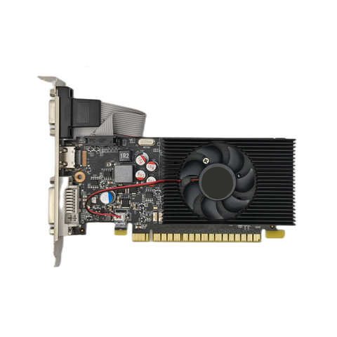 Видеокарта KFA2 GeForce GT 730 (4GB DDR3 128-bit, 700MHz/1333MHz, 1-fan, D-SUB/DVI-I/HDMI) 73GQF8HX00HK