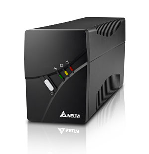 ИБП Delta AGILON   VX-600VA  (line-interactive, розеток (C13) 4 шт., 360 Вт/ 600 VA, Black, USB )