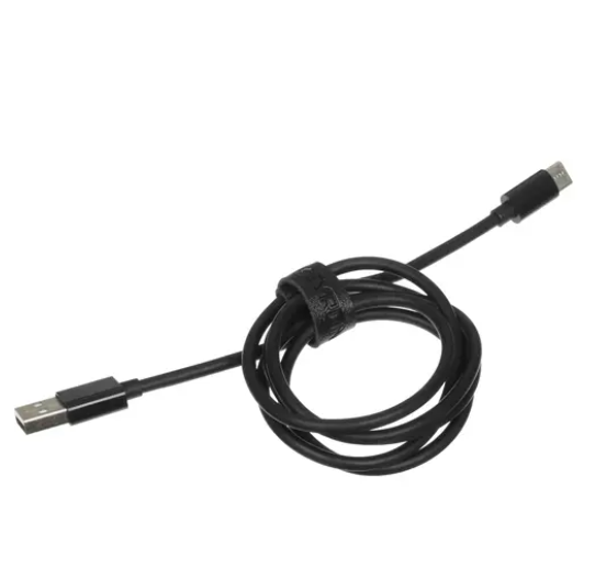 Кабель KEYRON (USB Type A (male) - USB Type C (male), 1.0 м, черный, круглый