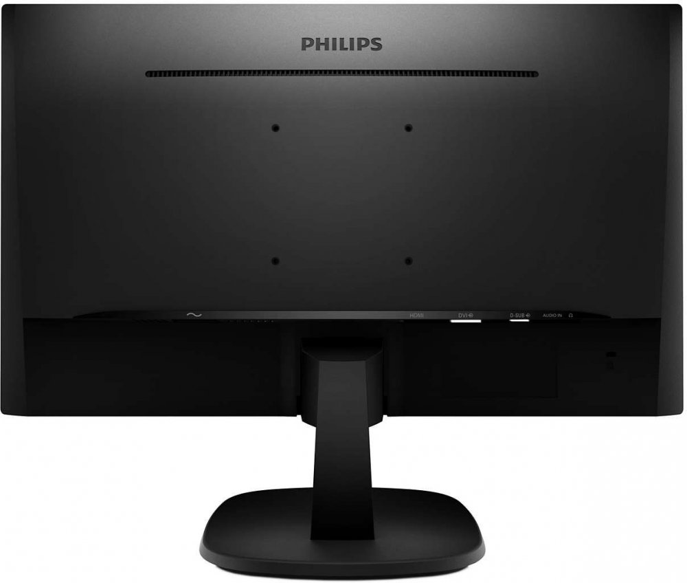 Монитор 23.8" Philips 243V7QDAB/00/01 LED (черный, 1920x1080, IPS, 16:9, матовый, 5 мс, яр- 250 cd/m2, к- 1000:1, у.о. г/в 178/178, D-Sub, DVI-D x 1, HDMI x 1, динамики 2x2 Вт, VESA 100x100, внутренний блок питания, кабель VGA, кабель питания, аудиокабель