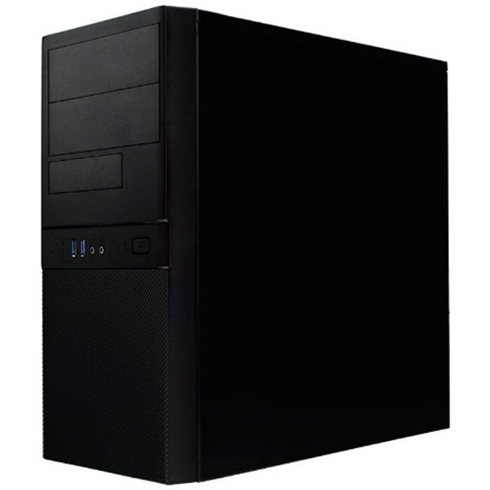 Корпус mATX Mini-Tower InWin EFS066 U3 (без БП!!! W, Без БП !!!, БП сверху, черный, черный, внешн. 2 x 5.25", внешн. 1 x 3.5", внутр. 1 x 3.5", внутр.