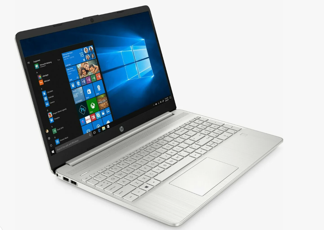 Ноутбук HP 15s-eq1280ur (серый, 15.6, FullHD (1920x1080), IPS, AMD, Athlon 3150U, 2.4-3.3 GHz, к-во ядер: 2, 4 GB, DDR4-2400, AMD, Radeon Graphics, SSD 256 GB, WiFi a/b/g/n/ac, Bluetooth 4.2, LAN x LAN отсутствует, USB3.0 x 2, USB3.1C x 1, Web-camera, Car