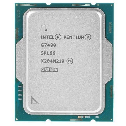 Процессор Intel Pentium Gold G7400 OEM (S-1700, ядер: 2, потоков: 4, 3.7 GHz, L2: 2.5MB, L3: 6 MB, VGA UHD 710, TDP 46W) CM8071504651605