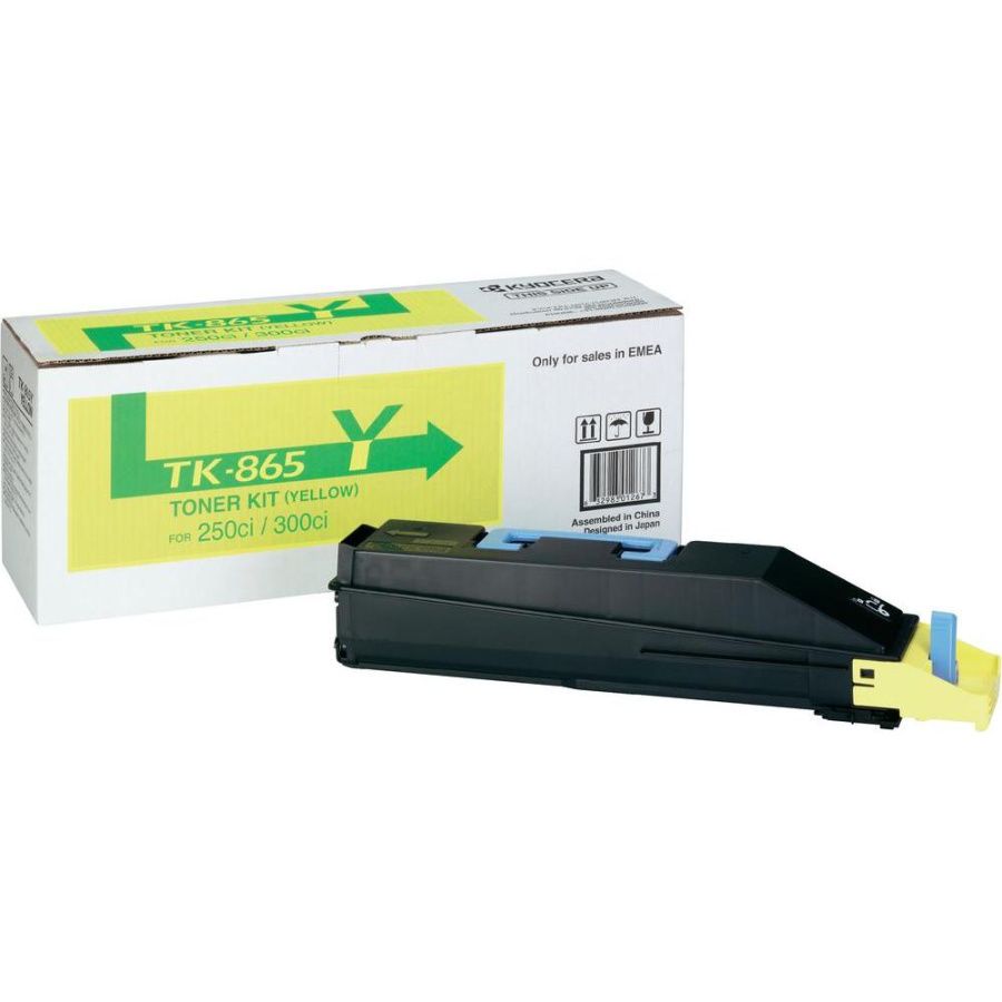 Тонер-картридж Kyocera TK-865Y [ TK-865Y ] (yellow) для для TASKalfa 250ci/300ci (оригинальный, 12000 стр.)