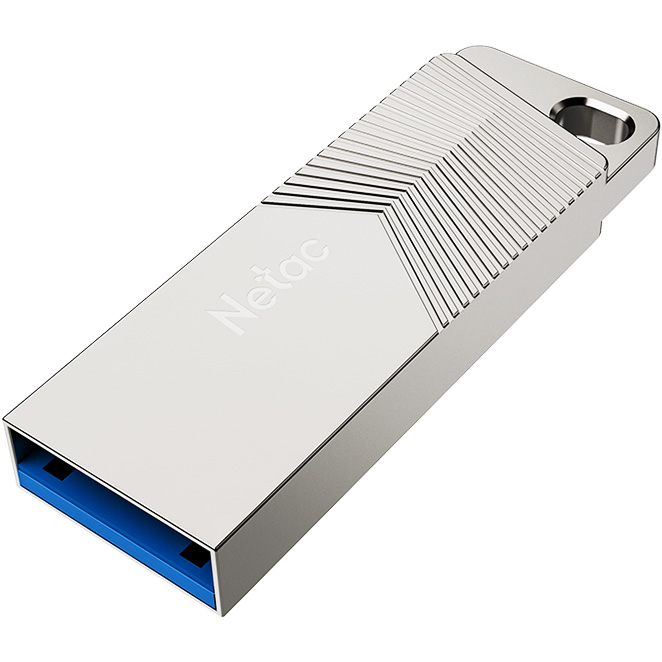 Флэш-накопитель 32 GB NETAC UM1 (серебристый, металл, 36x12,2x4,6 мм, USB 3.0 Type-A) [ NT03UM1N-032G-32PN ]