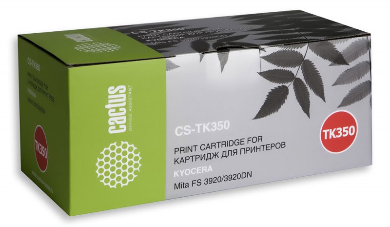 Тонер-картридж Cactus [ CS-TK350 ] TK-350 Kyocera Mita FS 3920/3920DN (black, до 15000 стр)