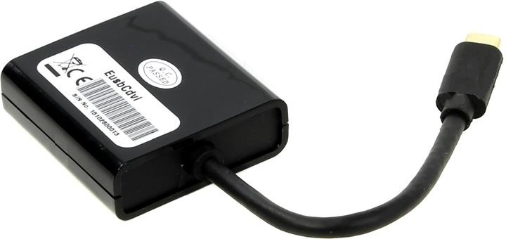 Кабель-адаптер Espada (USB3.1 Type C -> DVI-I, видеовыход 1080p для ПК, смартфонов, планшетов, для USB Type C портов с режимом DisplayPort alternate m