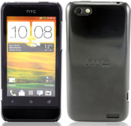 Чехол для HTC ONE V HTC HC C750 (черный, пластиковый)