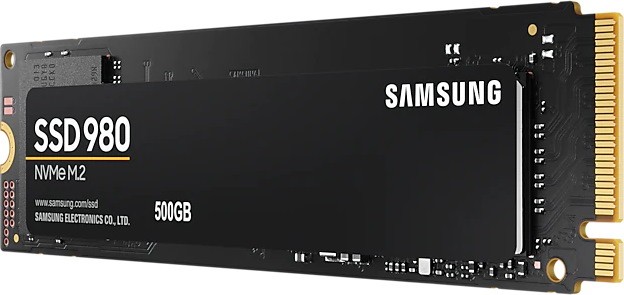 Накопитель SSD M.2 500 GB Samsung 980 Series (MZ-V8V500BW) Retail (3100 МБ/сек, 2600 МБ/сек, read: 400000 IOPS, write: 470000 IOPS, без буфера, PCI-Ex