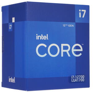 Процессор Intel Core i7 12700 OEM (S-1700, ядер: 8+4, потоков: 20, 2.1-4.9 GHz, L2: 12 MB, L3: 25 MB, VGA UHD 770, TDP 180W) CM8071504555019
