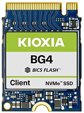 Накопитель SSD M.2 256 GB Toshiba KIOXIA BG4 (KBG40ZNS256G) OEM (2200 МБ/сек, 1400 МБ/сек, read: 330000 IOPS, write: 190000 IOPS, PCI-Express 4x rev.3