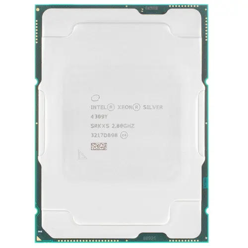 Процессор Intel Xeon Silver 4309Y OEM (S - 4189, пр. ядер: 8, потоков: 16, 10 nm, Scalable, 2,8 GHz, Turbo: 3,6 GHz, L3: 12MB, 11.2 GT/s, до 2 CPU, 6-