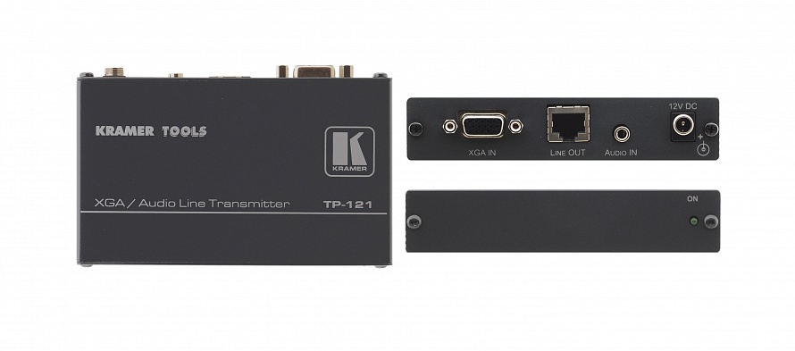 Передатчик сигнала Kramer TP-121 (передача XGA и стерео звуковых (аналог и S/PDIF) сигналов в витую пару (CAT5))