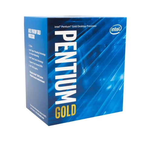 Процессор Intel Pentium Gold G6400 OEM (S-1200, ядер: 2, потоков: 4, 4.0 GHz, L2: 512 KB, L3: 4 MB, VGA UHD 610, TDP 58W) CM8070104291810