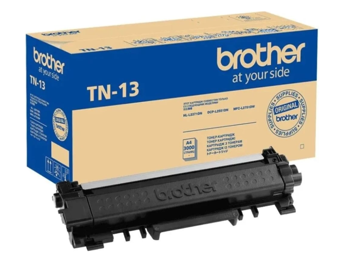 Картридж Brother TN-13 [ TN-13 ] (black, до 3000 стр) для HL-L2371DN, DCP-L2551DN, MFC-L2751DW