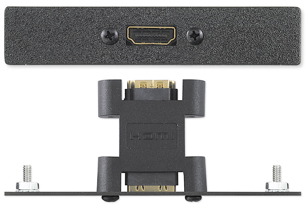 Панель сквозного разъема HDMI одинарная, черная Extron 70-616-02