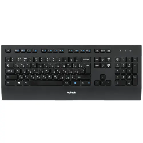 Клавиатура Logitech K280e PRO (черный, USB, мембранная, 1.7 м, встроенная подставка для рук, полноразмерная, влагозащищенная) [ 920-005215 ]