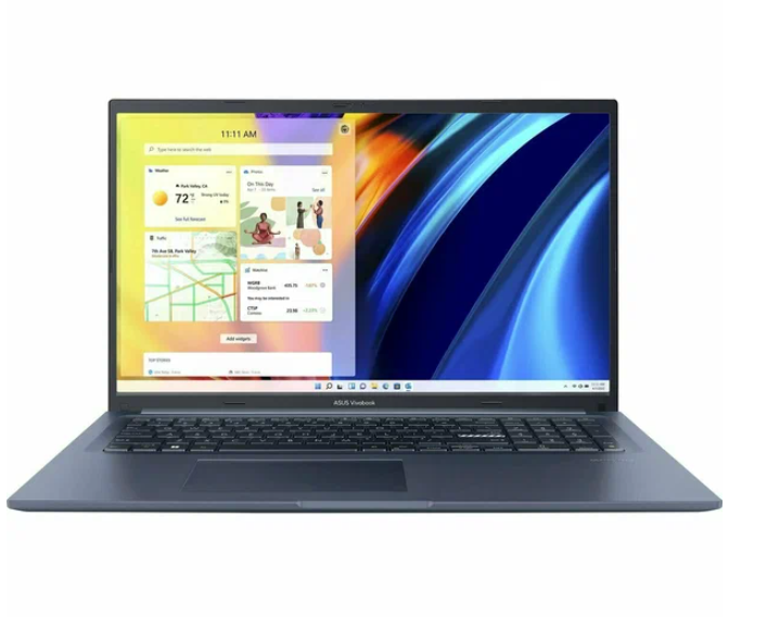 Ноутбук ASUS M1702QA-AU082 (17.3, FullHD (1920x1080), IPS, AMD, Ryzen 7 5800H, 3.2-4.4 GHz, 16 MB, пр. ядер: 8, 16 GB, DDR4, AMD, Radeon Vega 8, SSD 512 GB, БЕЗ DVD-ROM, WiFi a/b/g/n/ac, Bluetooth 4.1, LAN x LAN отсутствует, USB2.0 x 1, USB3.0 x 2, USB3.1