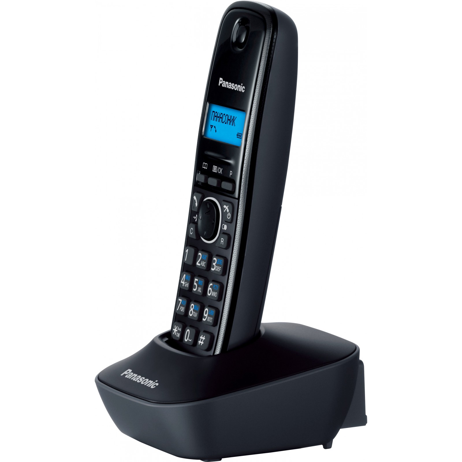 DECT телефон Panasonic KX-TG1611RUH (Dark Grey, АОН, caller ID, память 50 номеров)