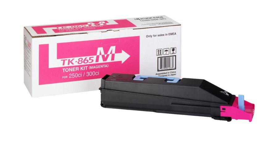 Тонер-картридж Kyocera TK-865M [ TK-865M ] (magenta) для для TASKalfa 250ci/300ci (оригинальный, 12000 стр.)