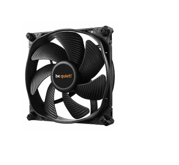 Вентилятор для корпуса be quiet! Silent Wings 3 120mm (1450 rpm, Min: 16.4 dBA, Max: 16.4 dBA, 1 вентилятор, 120x120x25 мм, 50.5 CFM, 3-pin, Fluid Dynamic Bearing, без подсветки, черный, Retail) [ BL064 ]