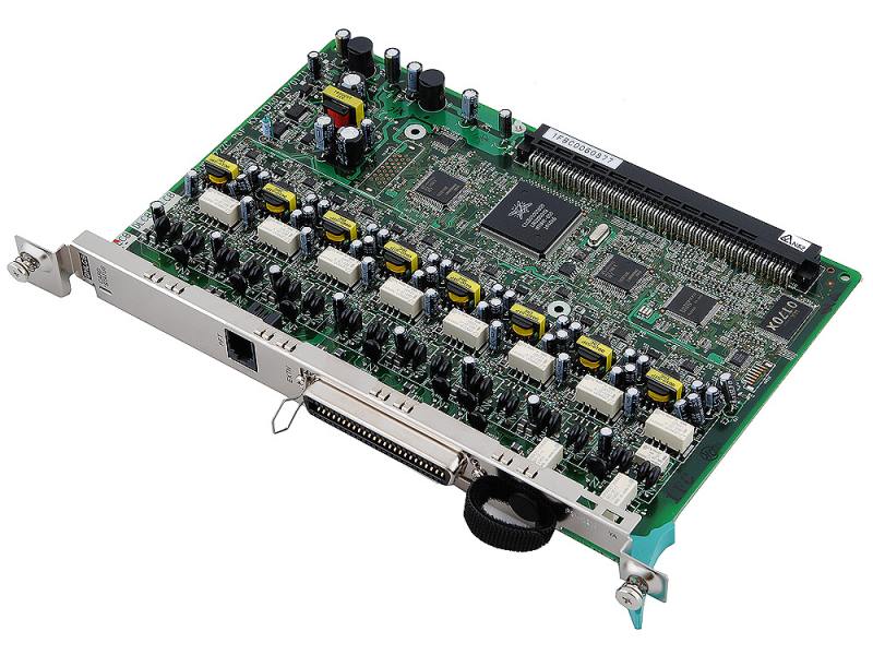 Плата гибридных линий АТС Panasonic KX-TDA0170XJ (8 портов, 2 порта аварийного переключения линий, для телефонных станций KX-TDA100/200)